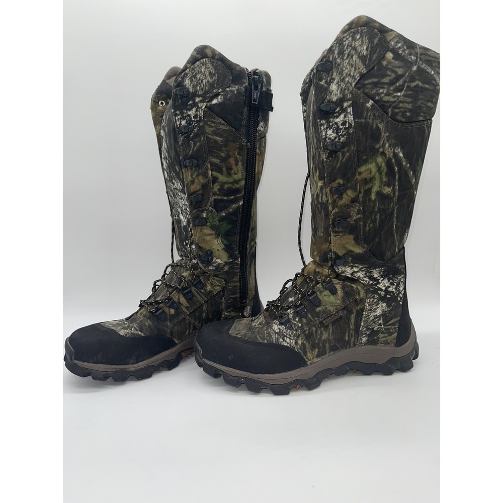 MENS ROCKY LYNX WATERPROOF 16" SNAKE SIDE-ZIP BOOTS 7379. SIZE 10 MEDIUM